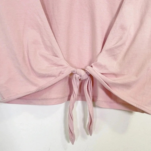 Aritzia Wilfred Adela Tshirt Open Back Light Pink - Picture 8 of 9